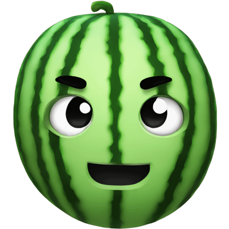 Emo watermelon emoji