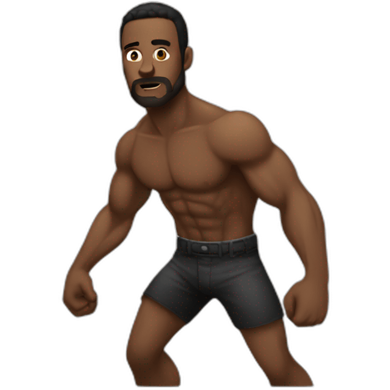 slave muscular emoji