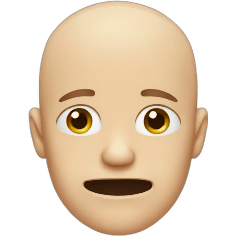 bald guy crying emoji