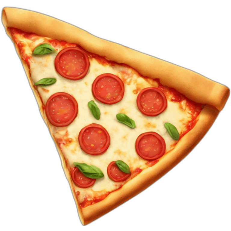 Sagging pizza slice emoji