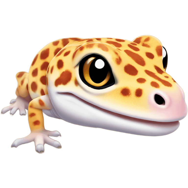 leopard gecko orange  emoji