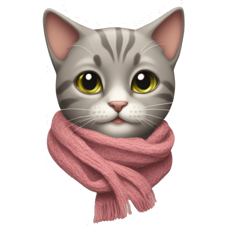 cat with scarf emoji