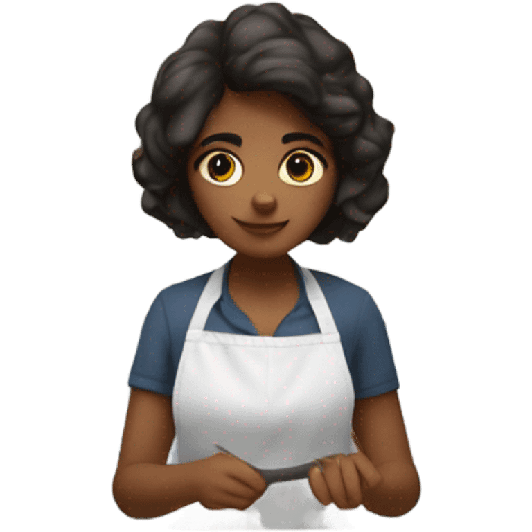 Girl cooking  emoji