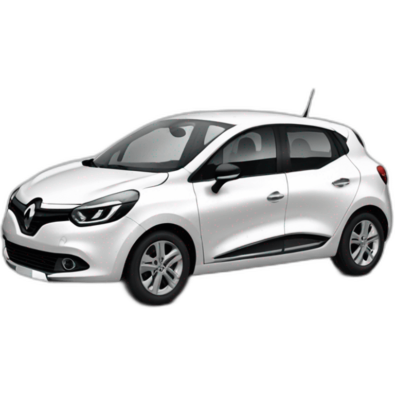 Renault Clío white emoji