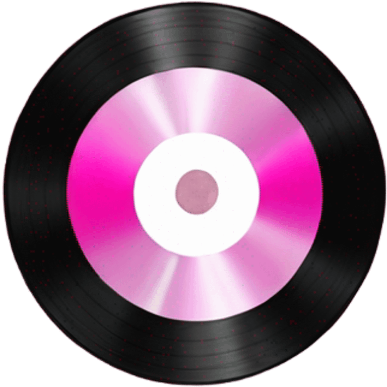 Pink cd emoji