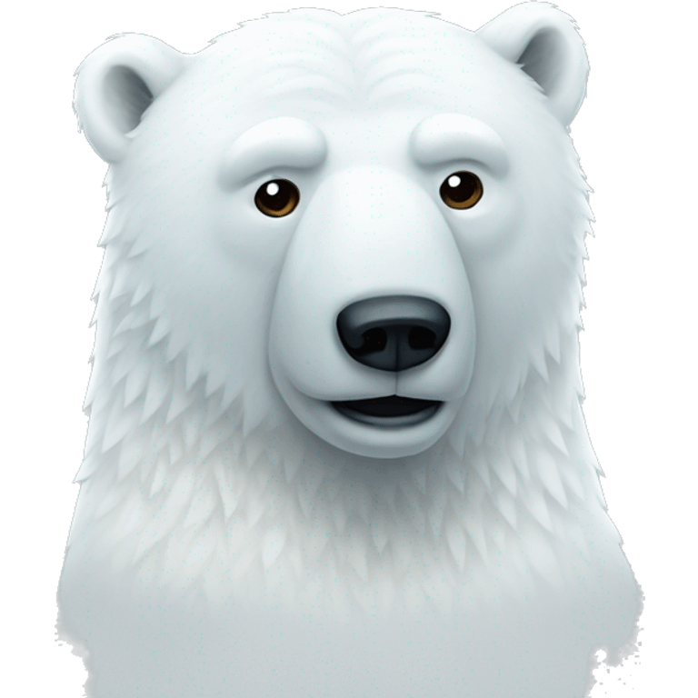 Polar bear emoji