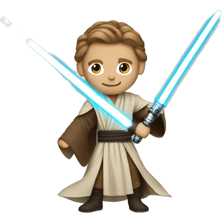 jedi with lightsaber emoji