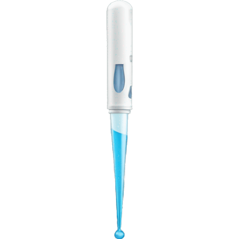 Micro pipet with face emoji