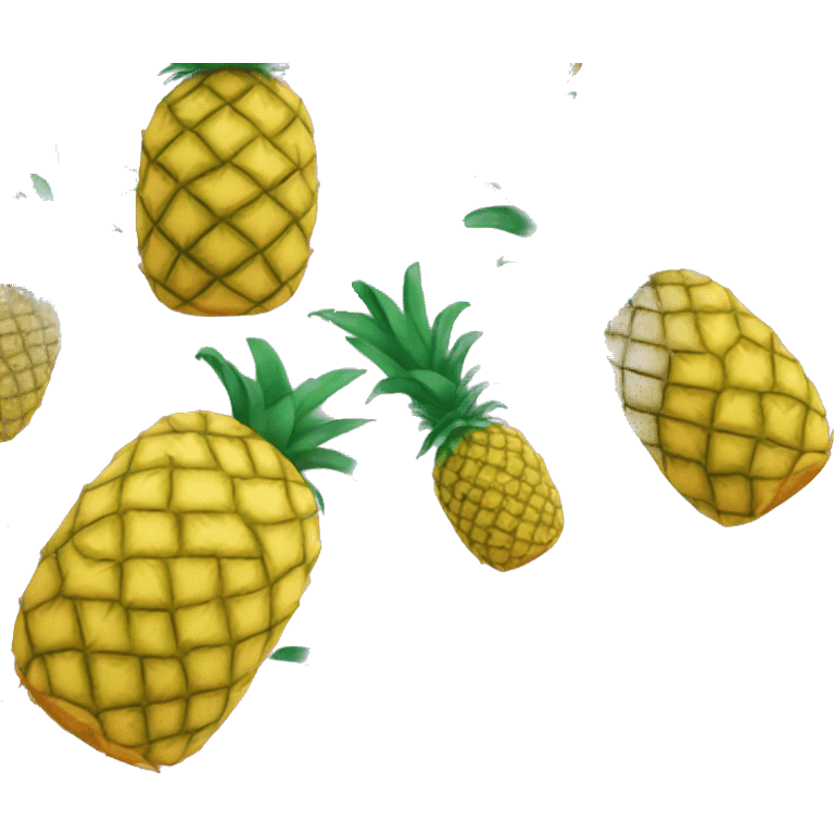 pineapple that is purple colored emoji