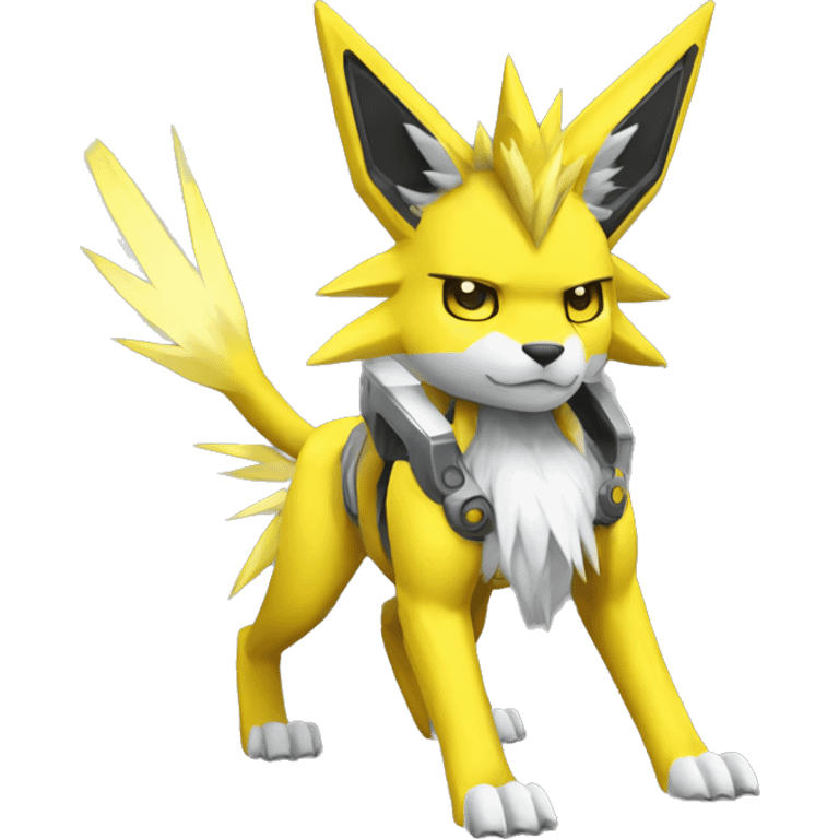 Renamon-Jolteon-Zeraora-mecha full body emoji