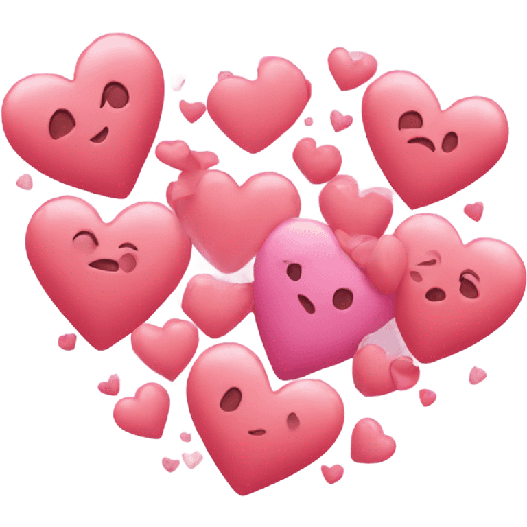 Love hearts emoji