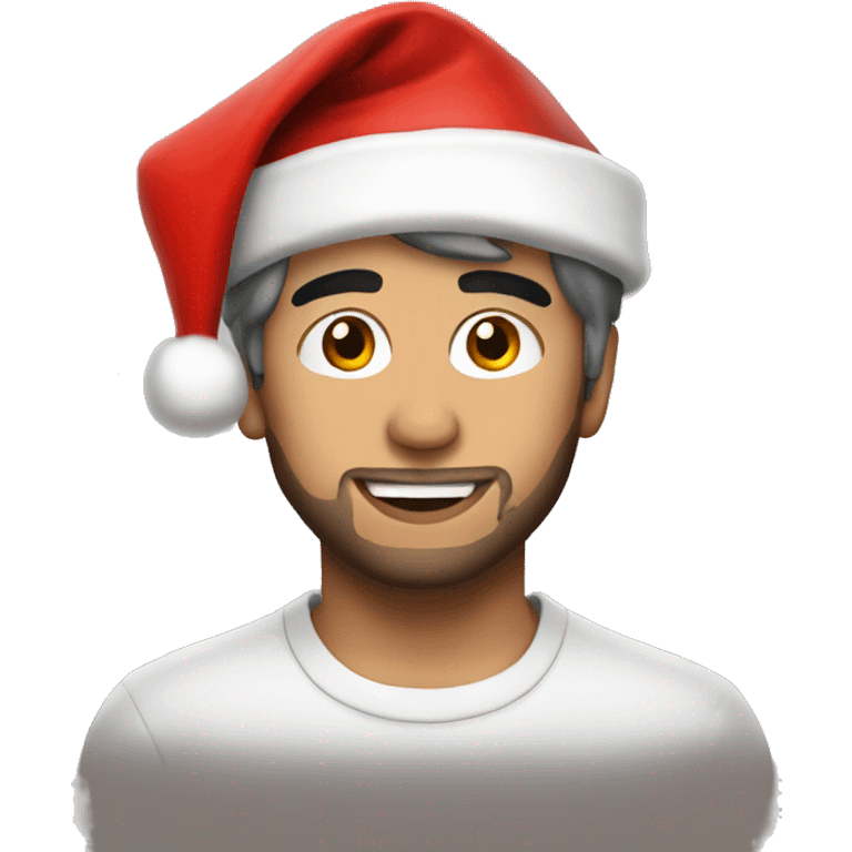 zayn with santa hat emoji