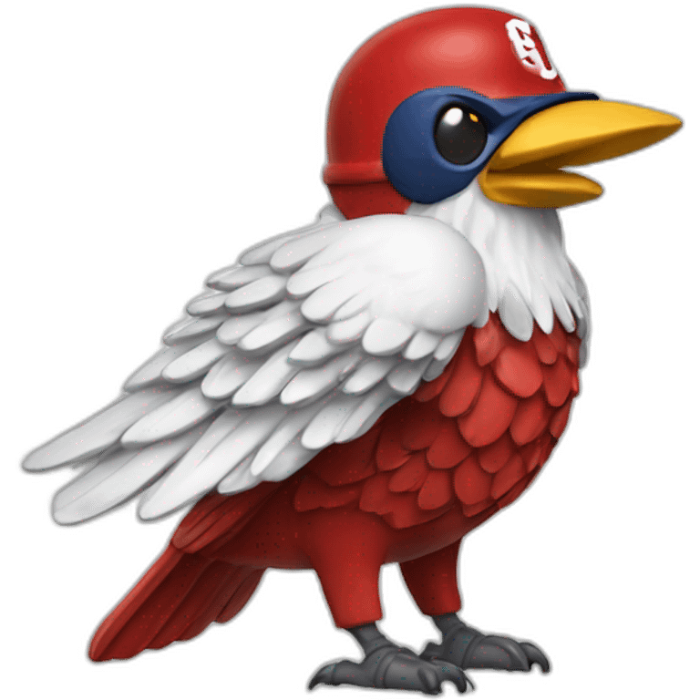 Cleveland Guardians Baseball with wings Logo MLB emoji