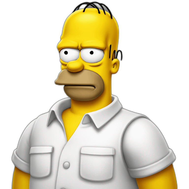 homer simpson gangster emoji