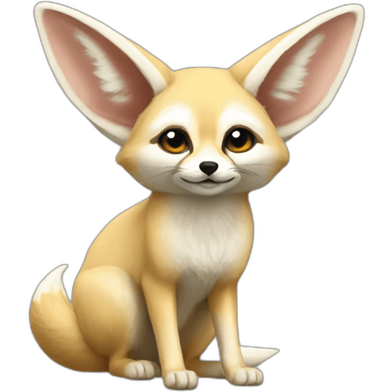 Fennec en énerver emoji