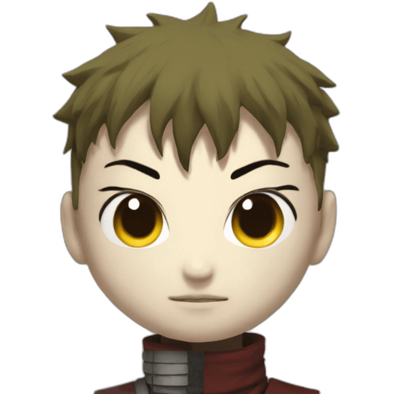 Gaara en combat emoji