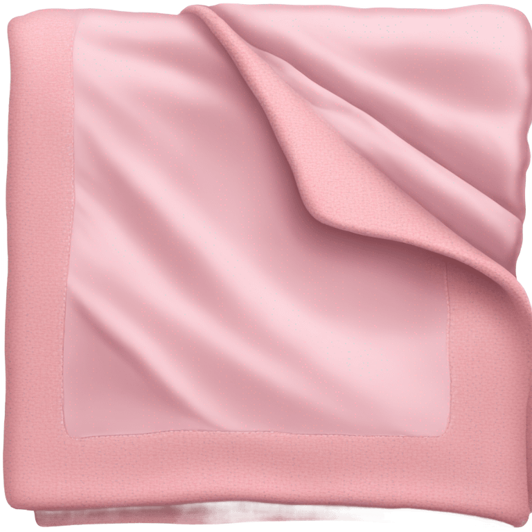 Light pink blanket folded up  emoji