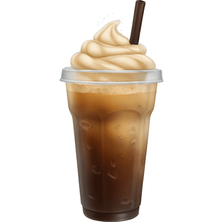 Iced coffee emoji