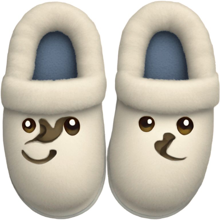 cozy slippers emoji