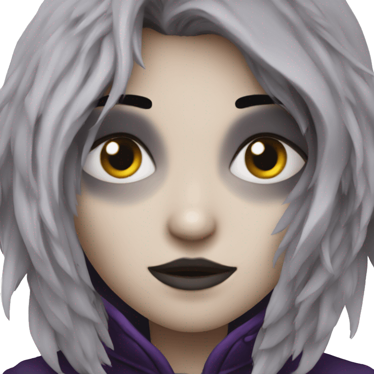 1 cute evil raven emoji