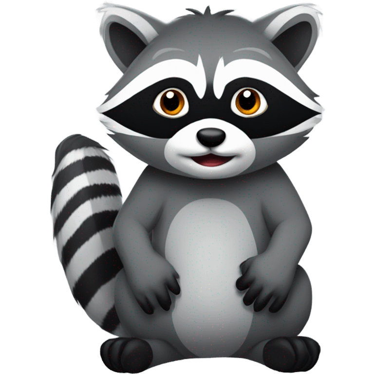 Raccoon emoji