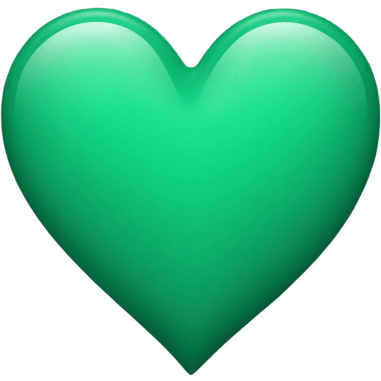 petrol green heart emoji