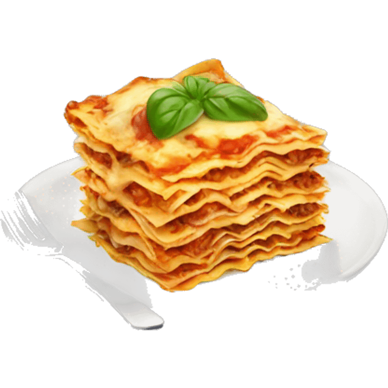 eating lasagna emoji