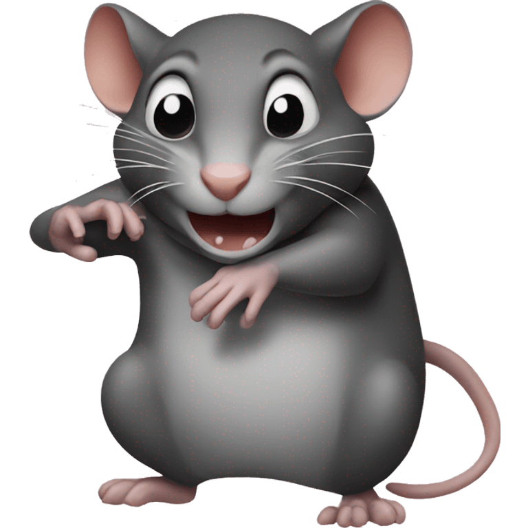 Rat being grabbed  emoji