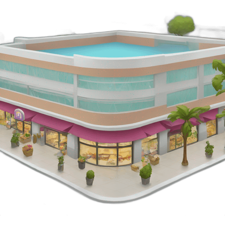 shopping complex emoji