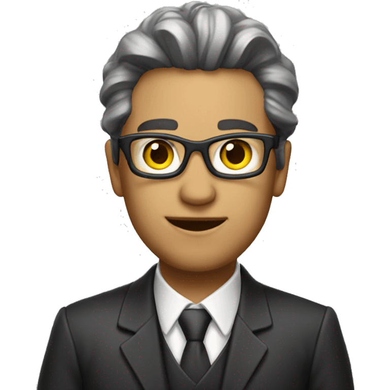 A cool moderator emoji