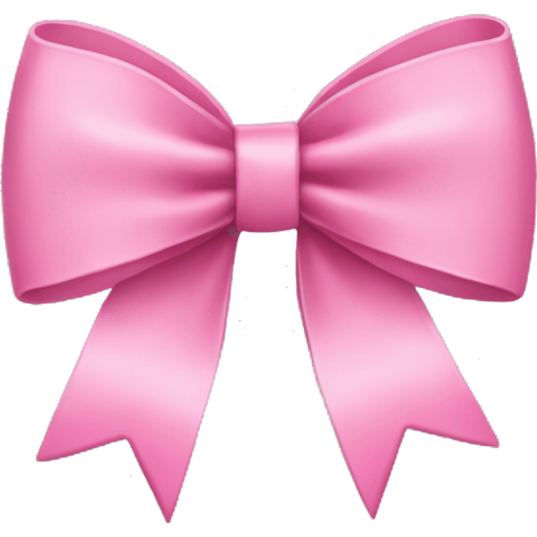 Pink bow emoji