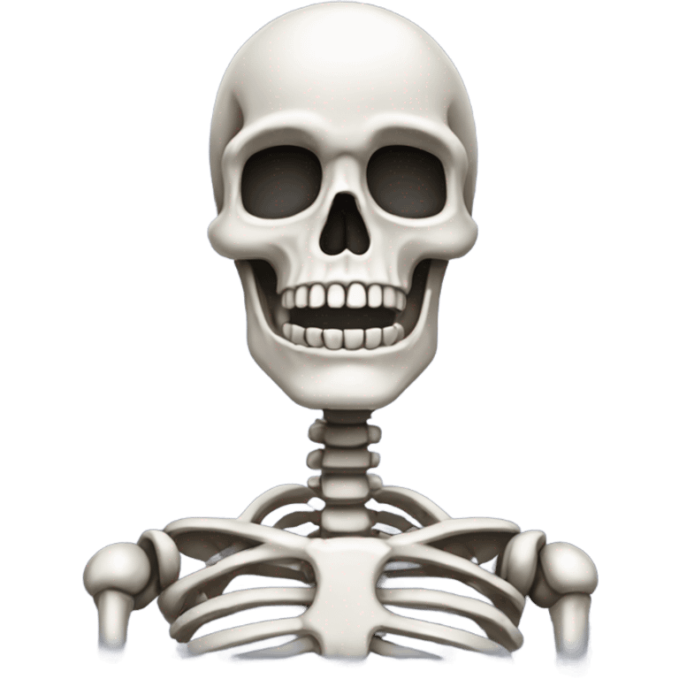 Chrome skeleton emoji