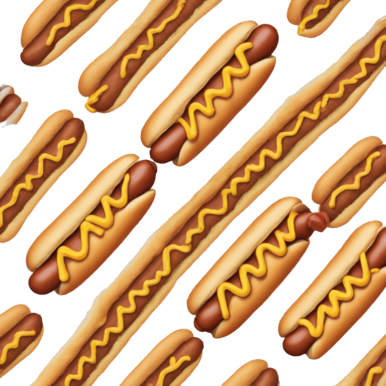 A hot dog eating a dachshund emoji