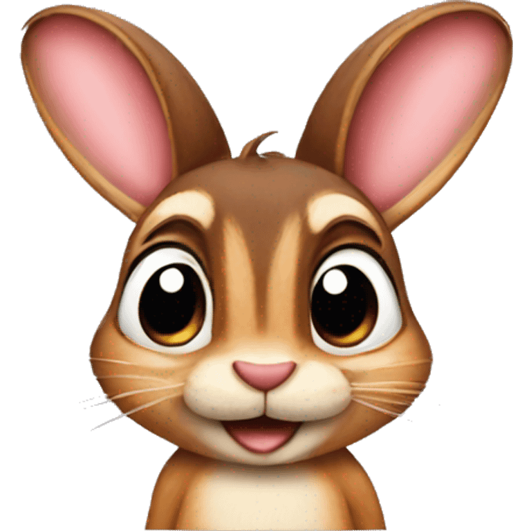 Chipmunk with bunny ears emoji