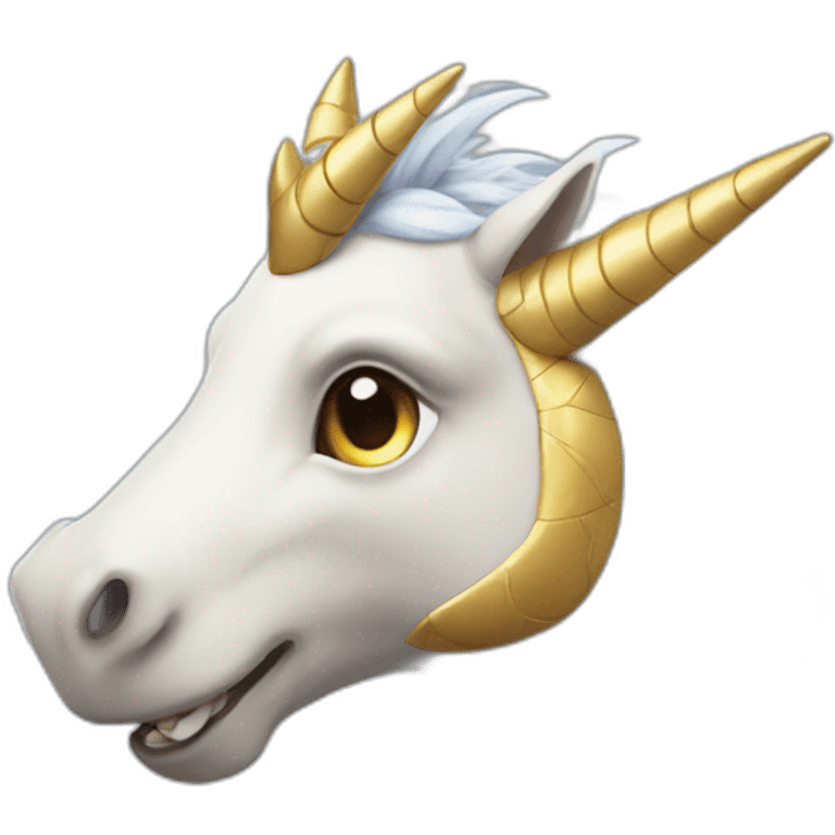 Unicorn-Dragon emoji