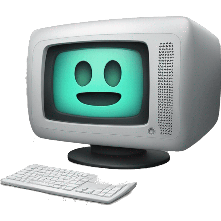 Design Idea: A computer monitor with a speaker icon. emoji