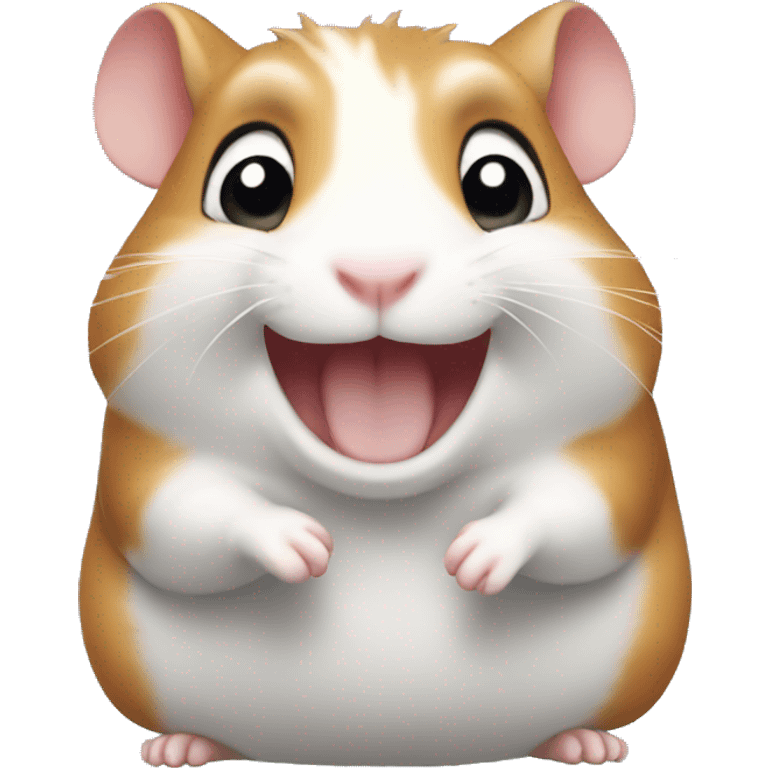 Hamster smiling emoji