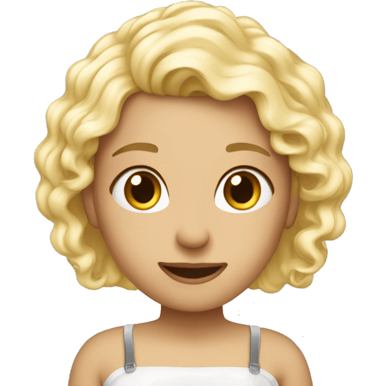 Paar liebe blonde Haare  emoji