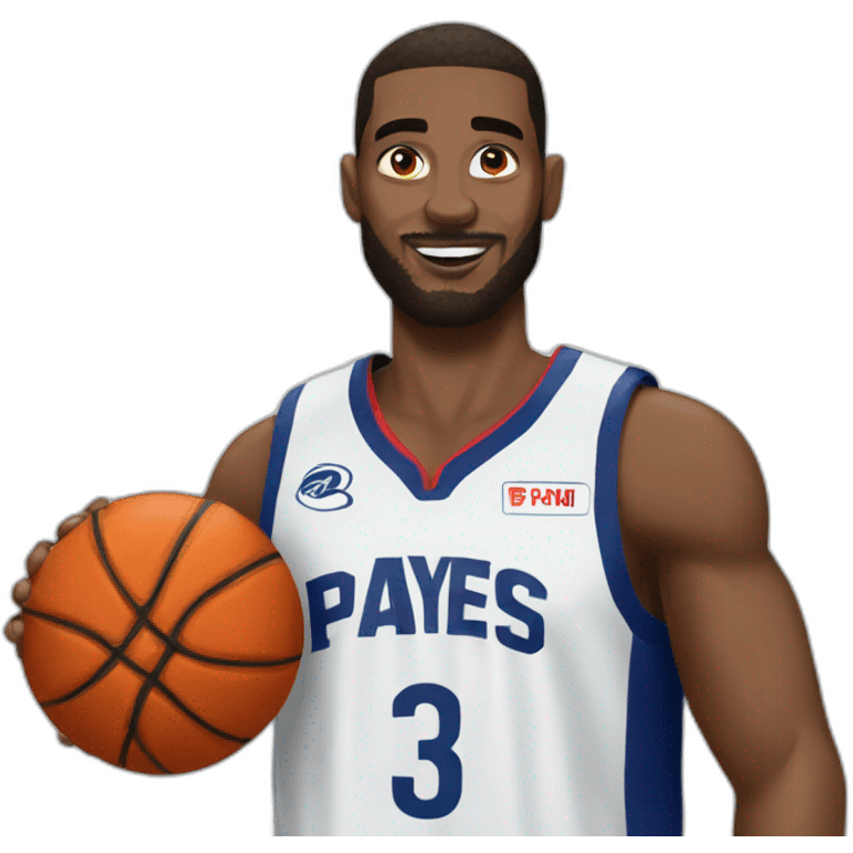 French basketball player emoji