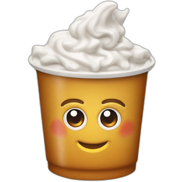 Dairy Queen blizzard emoji