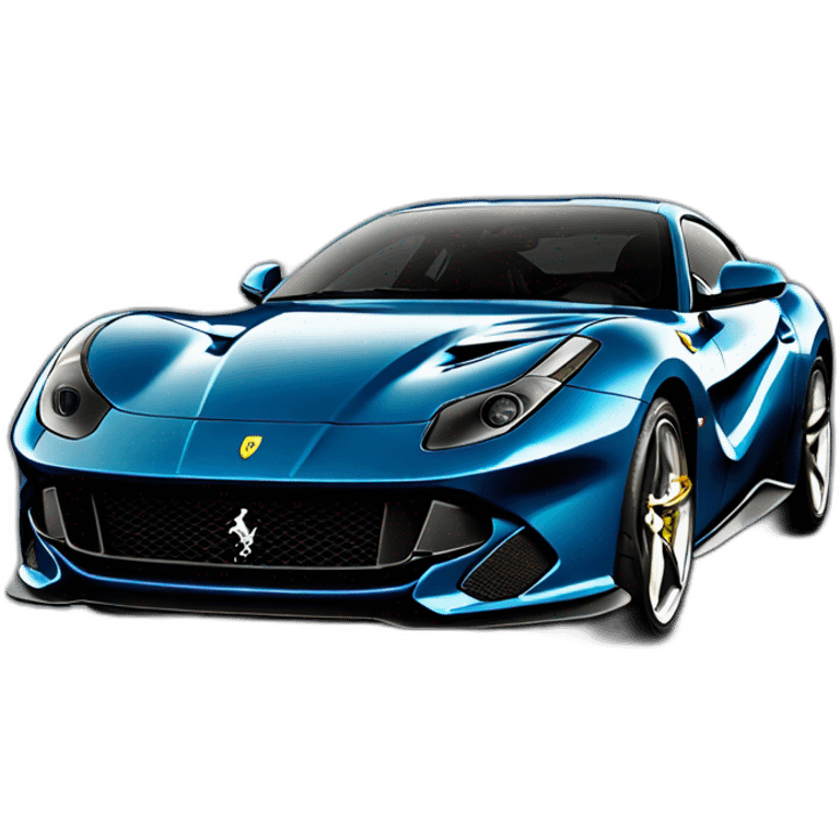 Ferrari 812 superfast rosso corsa emoji