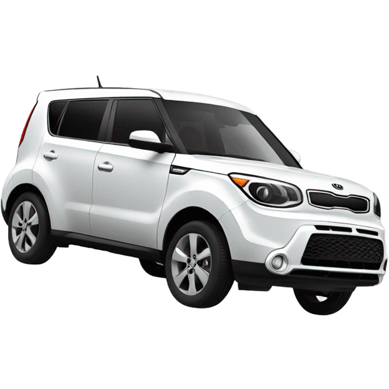 a white kia soul emoji