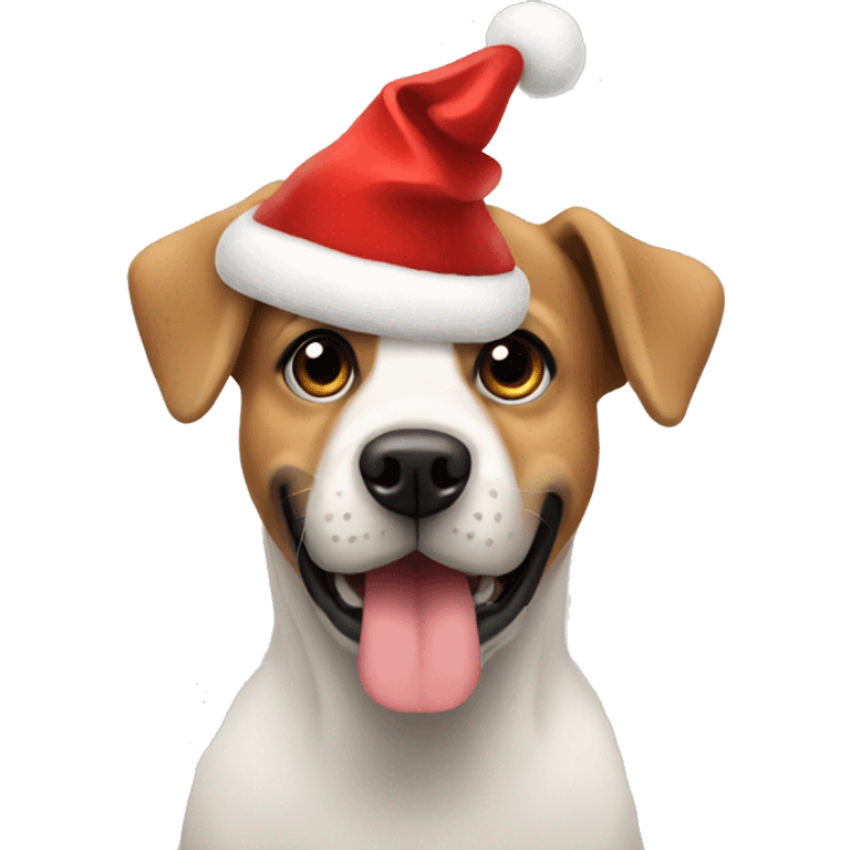 Perro navideño  emoji