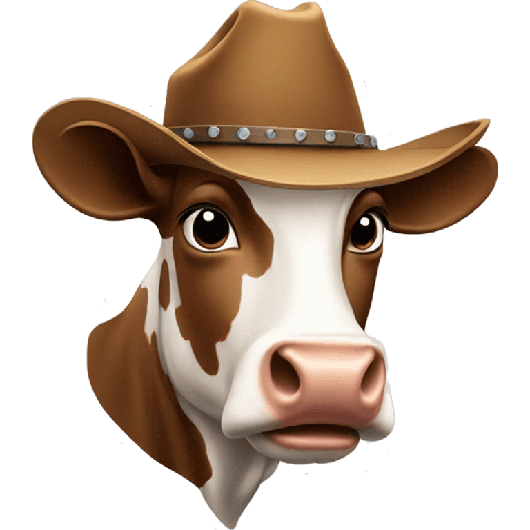 Cow with cowboy hat  emoji