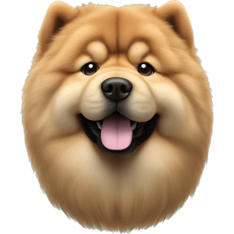 Chow chow photorealistic 4k emoji