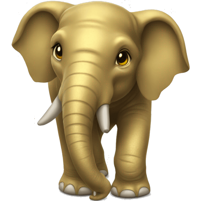 The Golden Elephant emoji