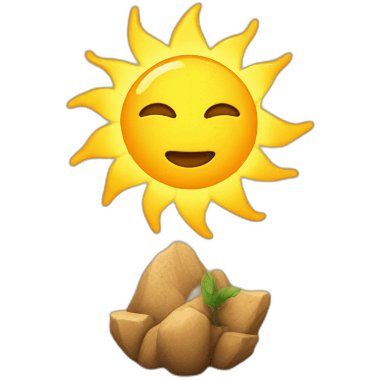 the energy of the sun emoji