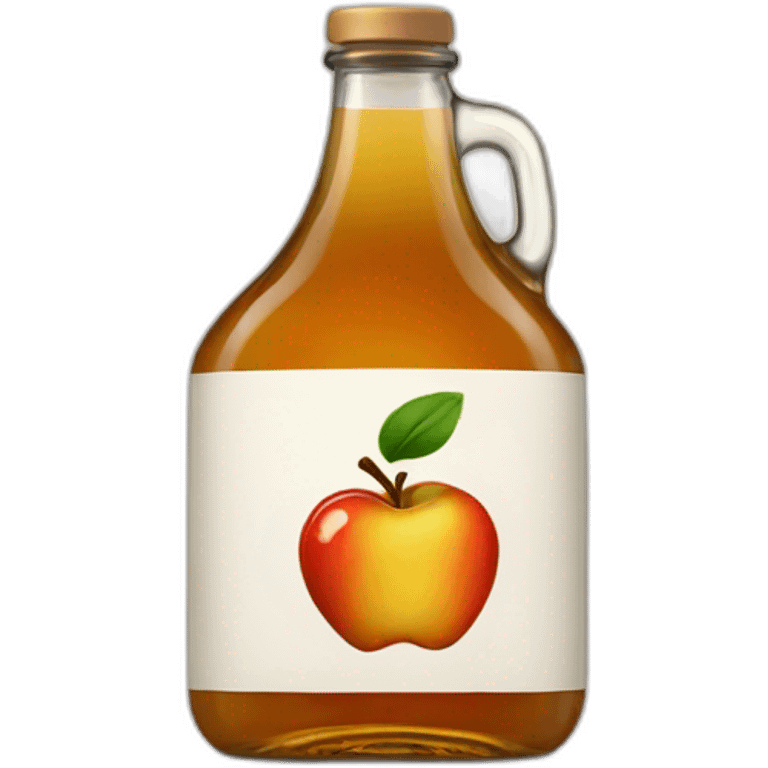 Apple cider vinegar emoji