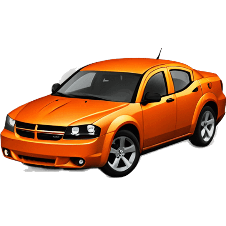 2008 Dodge avenger, sunset orange, 3.5L V6, black rims, tint, pearlescent sunset orange paint. emoji