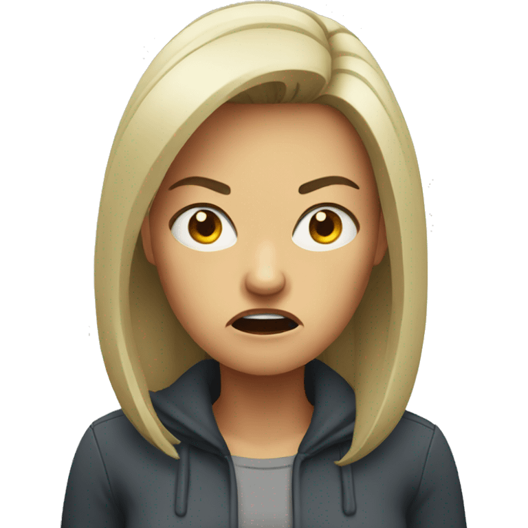 Angry woman emoji